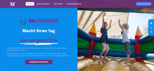 Titelbild der neuen SG-Eventverleih Website
